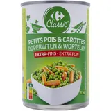 Petits Pois et Carottes Extra-Fins CARREFOUR CLASSIC'