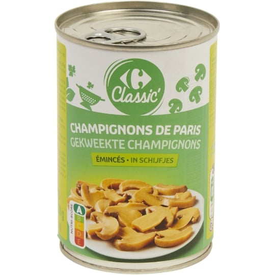 Champignons de Paris Emincés CARREFOUR CLASSIC'