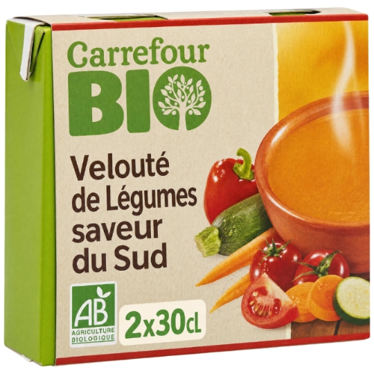 velouté de légumes bio Velouté Légumes Saveurs Sud Bio CARREFOUR BIO