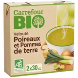 Soupe Velouté Poireaux Pommes de Terre Bio CARREFOUR BIO