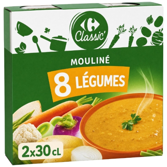 Soupe Mouliné aux 8 Légumes CARREFOUR CLASSIC'