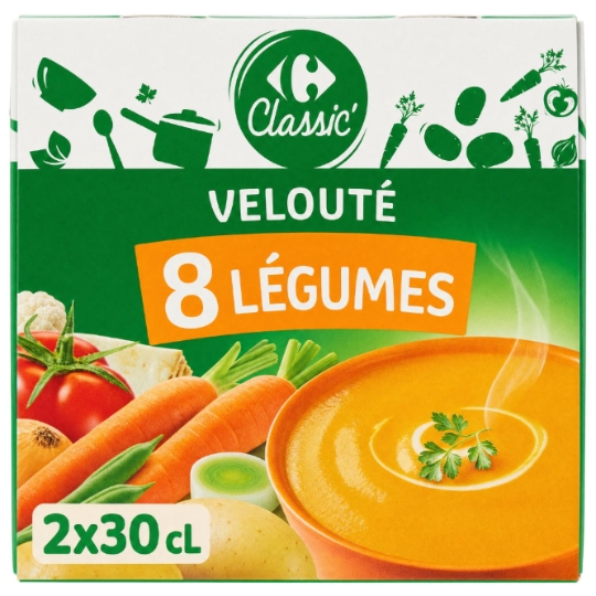 Soupe Velouté aux 8 Légumes CARREFOUR CLASSIC'