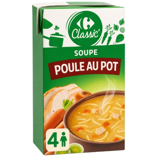 Soupe Poule au Pot CARREFOUR CLASSIC'