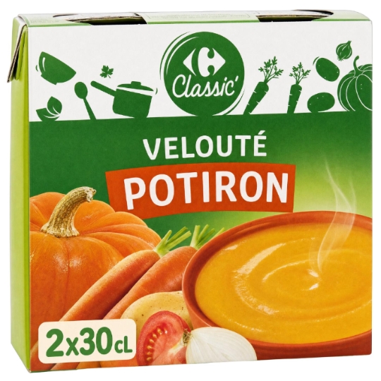 Soupe Velouté de Potiron CARREFOUR CLASSIC'