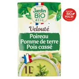 Soupe Velouté De Légumes Poireau, Pomme De Terre, Pois Cassé Bio JARDIN BIO ETIC