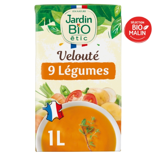 Soupe Velouté 9 Légumes Bio JARDIN BIO ETIC