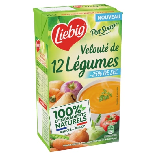 Soupe Velouté 12 Légumes Faible en Sel LIEBIG