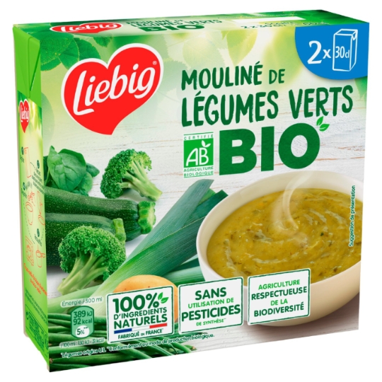 Soupe Mouliné Légumes Verts Bio LIEBIG