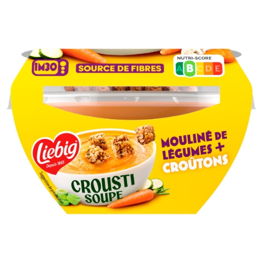 Soupe Mouliné de Légumes avec Croutons aux Grains LIEBIG