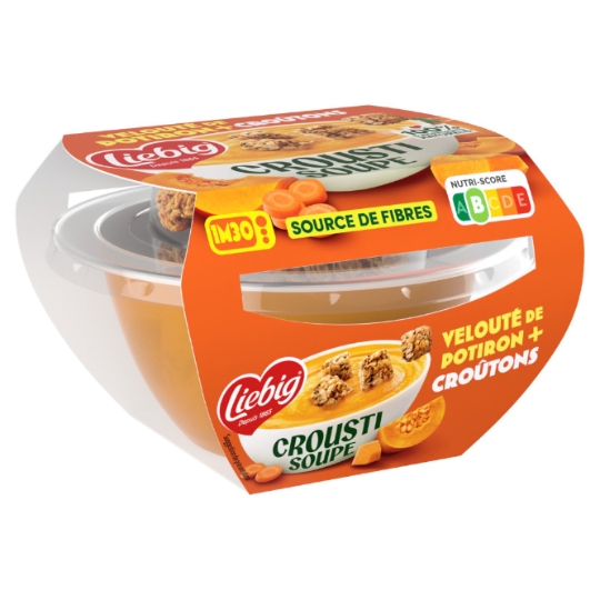 Soupe Velouté de Potiron avec Croûtons aux Graines LIEBIG