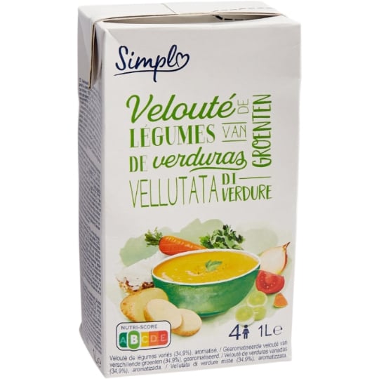 Soupe Velouté Légumes SIMPL