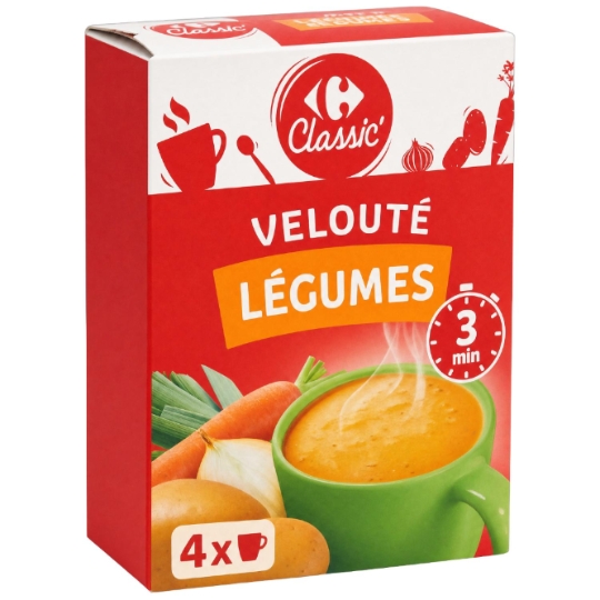 Velouté de légumes CARREFOUR CLASSIC'