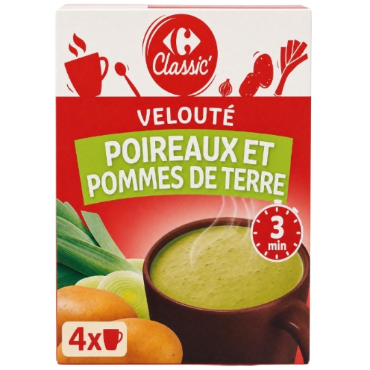 Veloute poireau pommes de terre CARREFOUR CLASSIC'