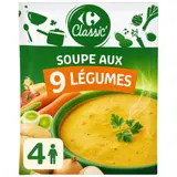 Soupe Déshydratée 9 Légumes CARREFOUR CLASSIC'