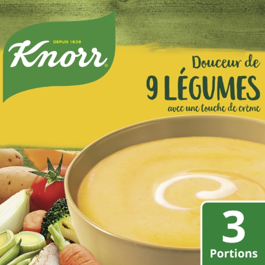 Soupe Déshydratée aux 9 Légumes KNORR