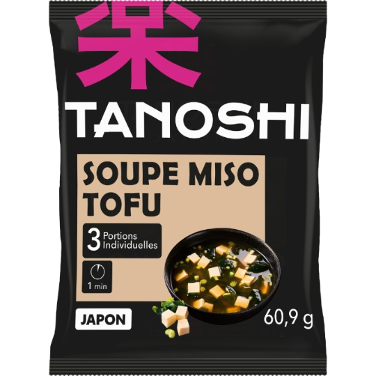 Soupe Instantanée Miso Tofu TANOSHI