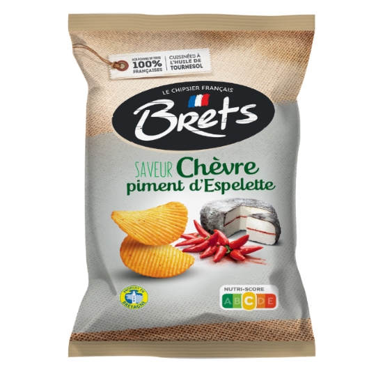 Chips Pommes de Terre au Chèvre Piment d'Espelette BRETS
