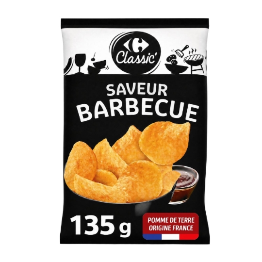 Chips Saveur Barbecue CARREFOUR CLASSIC'