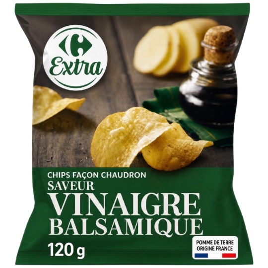 Chips saveur vinaigre balsamique CARREFOUR EXTRA