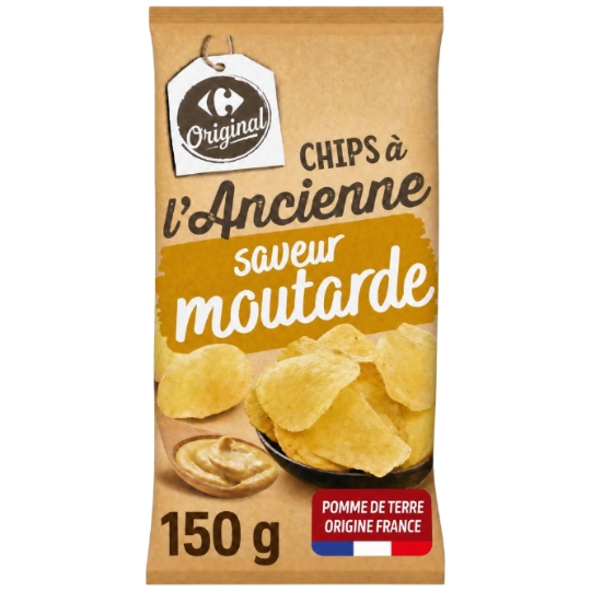 Chips Saveur Moutard à l'Ancienne CARREFOUR ORIGINAL
