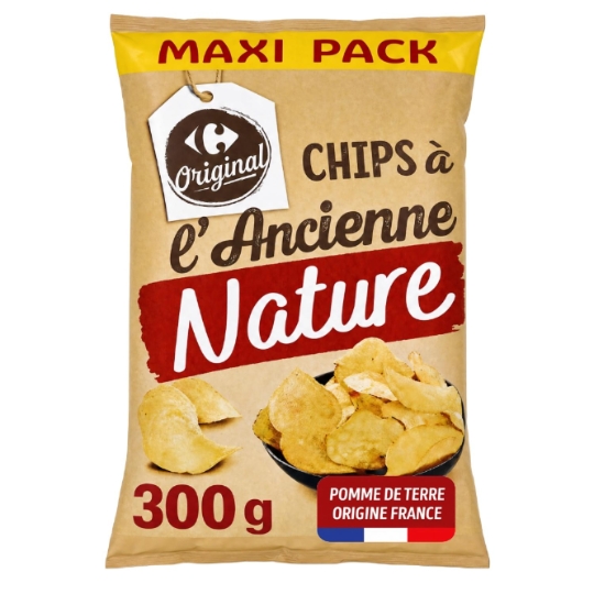 Chips Nature à l'Ancienne CARREFOUR ORIGINAL