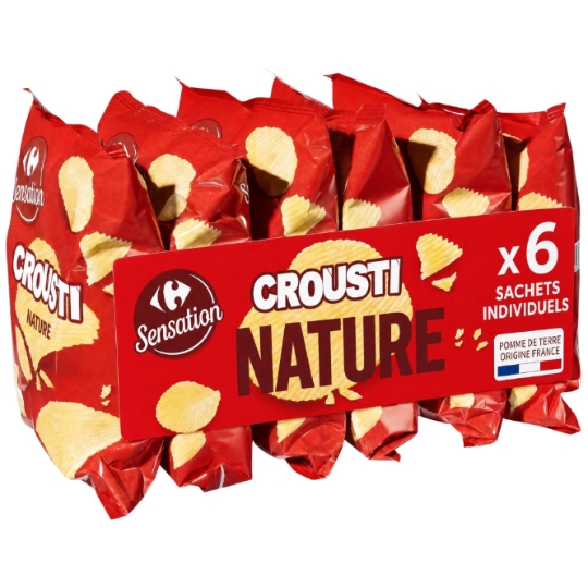 Chips Crousti Nature CARREFOUR SENSATION