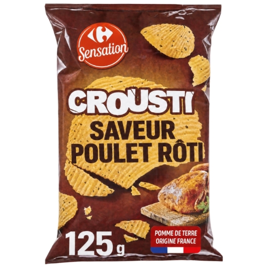 Chips Saveur Poulet Rôti Crousti CARREFOUR SENSATION