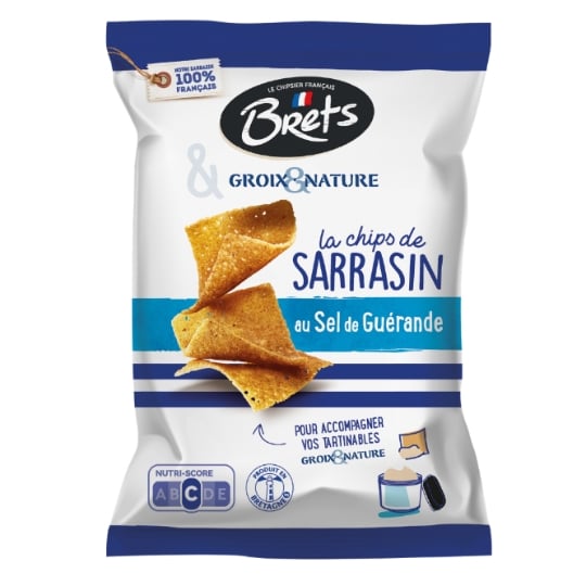 Chips de Sarrasin au Sel de Guérande GROIX & NATURE