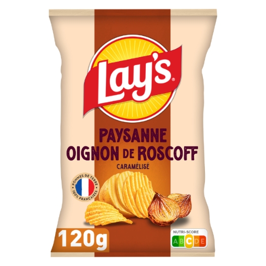 Chips Saveur Oignon de Roscoff Caramélisé Paysanne LAY'S
