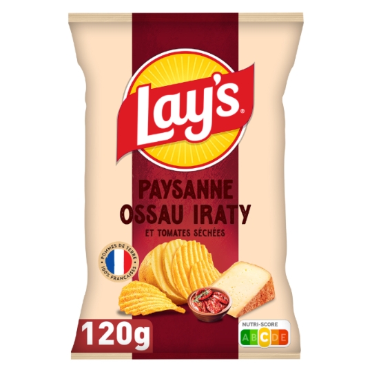Chips Recette Paysanne saveur Ossau Iraty et Tomates séchées LAY'S