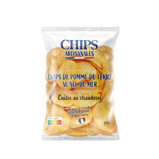 Chips de Pommes de Terre au Sel de Mer LECHEF