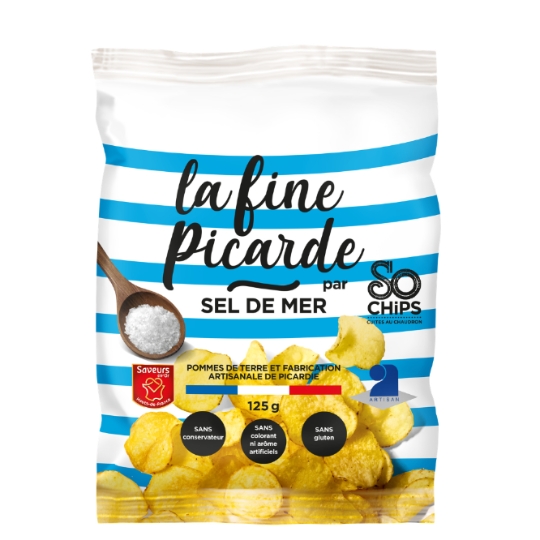 Chips La Fine Picarde au Sel de Mer SOCHIPS