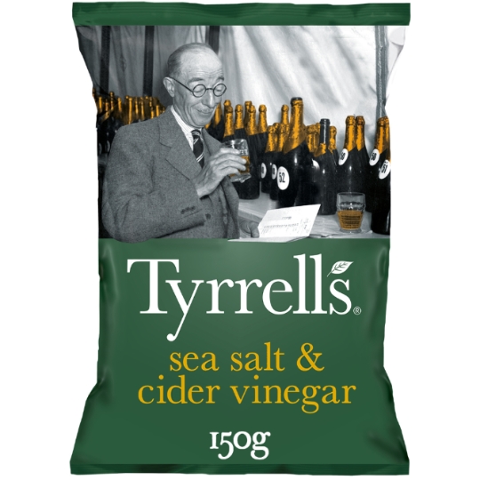 Chips Sel de mer et vinaigre de cidre TYRRELL'S