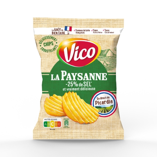 Chips La Paysanne -25% de Sel VICO