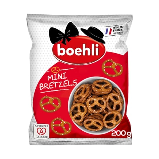 Biscuits apéritifs mini Bretzels BOEHLI
