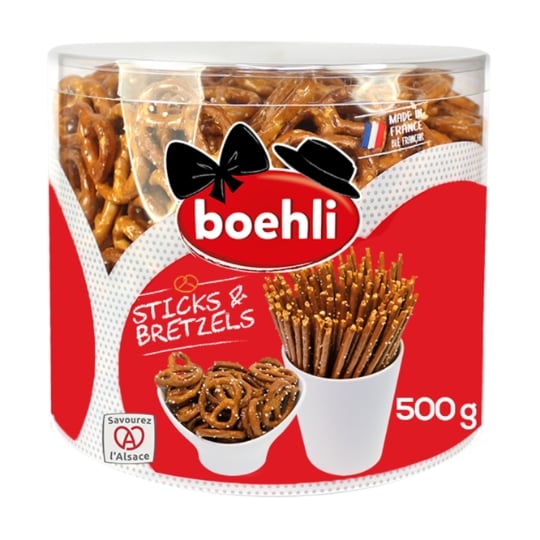 Biscuits apéritifs sticks & Bretzels BOEHLI