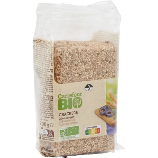 Crackers Olive Romarin Bio CARREFOUR BIO