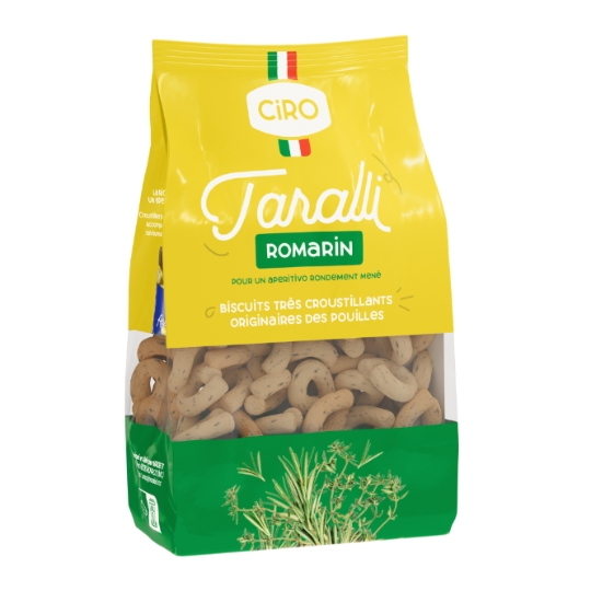 Biscuits apéritifs taralli romarin CIRO