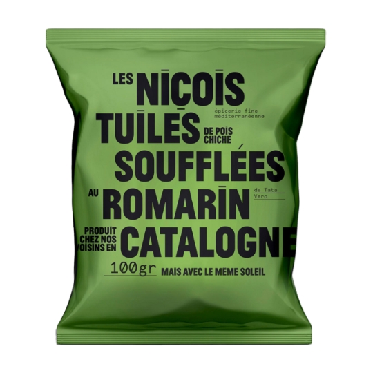 Tuiles de pois chiches romarin LES NICOIS