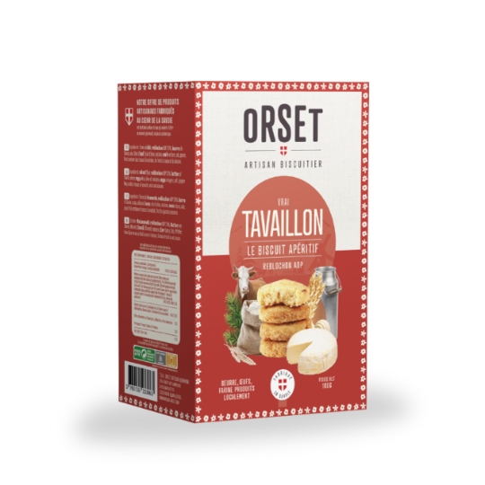 Biscuits apéritifs tavaillon reblochon ORSET ARTISAN BISCUITIER