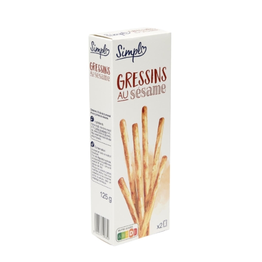 Gressins au Sésame CARREFOUR SIMPL'