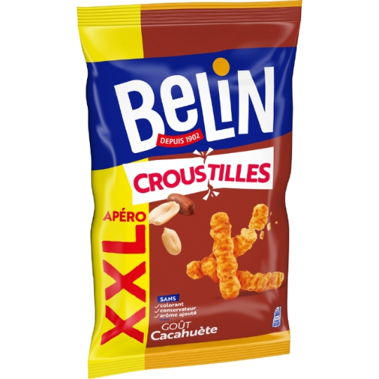 Biscuits Apéritifs Saveur Cacahuètes Croustilles BELIN