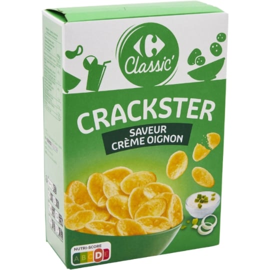 Biscuits apéritifs  creme oignon CARREFOUR CLASSIC'