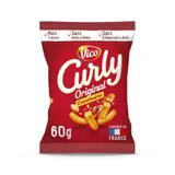 Biscuits Apéritifs Soufflés à la Cacahuète CURLY