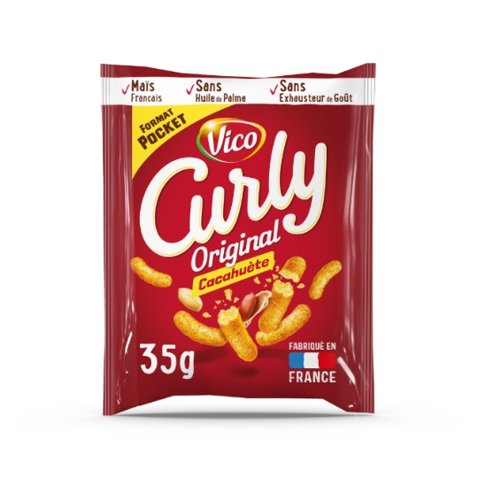 Soufflés L'Original Cacahuète Format Pocket CURLY