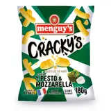 Chips Crackys  Souflés De MaÏs saveur Pesto Mozzarella MENGUY'S