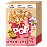 Pop-Corn Sucre de Canne Micro-Ondes VICO