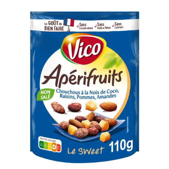 Mélange - Le Sweet Chouchous noix de coco, pomme, raisins, amandes APERIFRUITS VICO