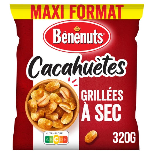 Cacahuètes grillées à sec Maxi format BENENUTS