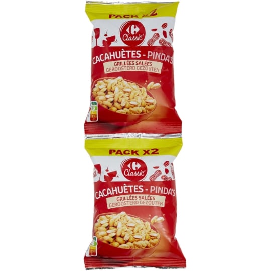 Cacahuètes Grillées Salées CARREFOUR CLASSIC'